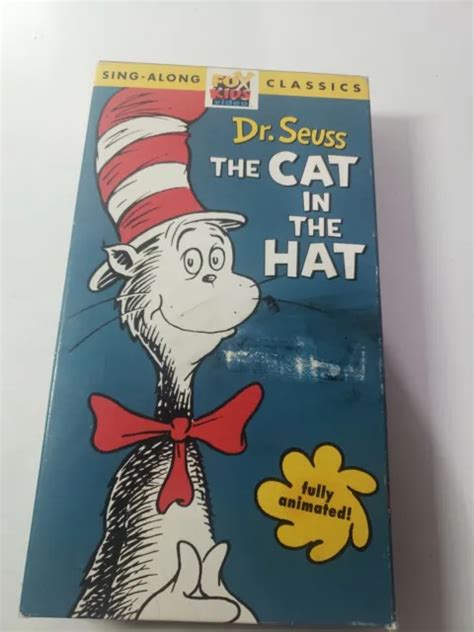 DR SEUSS THE Cat In The Hat VHS 1994 Animated Sing Along Classics See