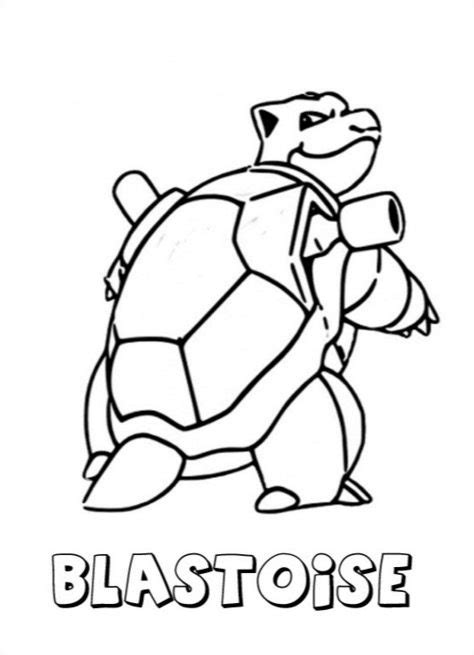 Blastoise Pokemon Coloring Page Coloring Page Book