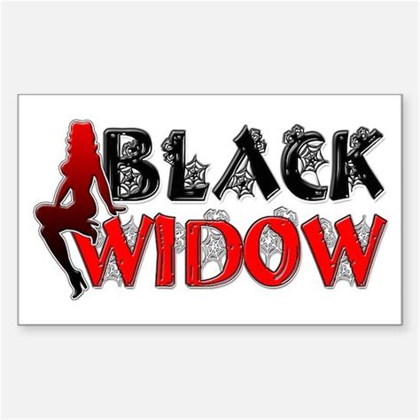Black Widow Spider Bumper Stickers Car Stickers Decals And More