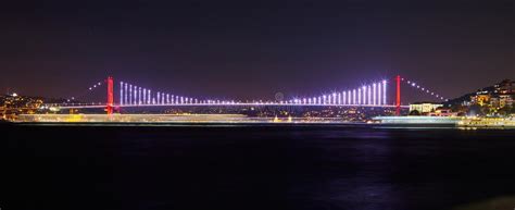 Bosphorus Bridge 15th July Martyrs Bridge In Istanbul Turkey