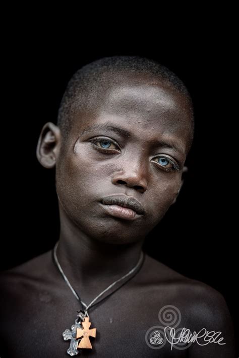Abusha Of The Ari Tribe A Young Boy From Jinka With Blue Eyes Very