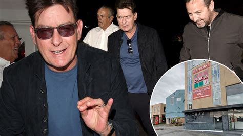 Charlie Sheen Mobbed By Fans As He Dines On Curry After Candid Condom