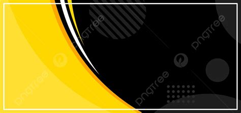 Elegant Business Template Banner Background Design With Black And