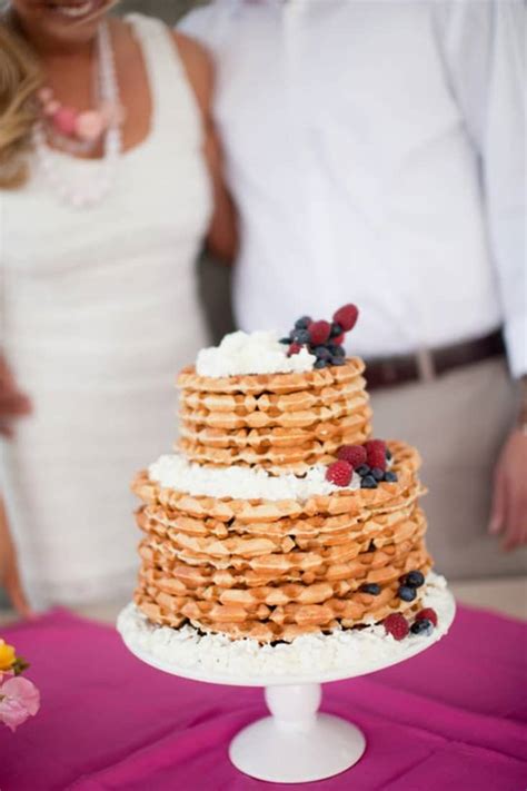 Look A Waffle Wedding Cake The Kitchn