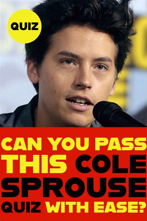 Tv Show Quizzes Movie Quizzes Trivia Quizzes Cole Sprouse Dylan
