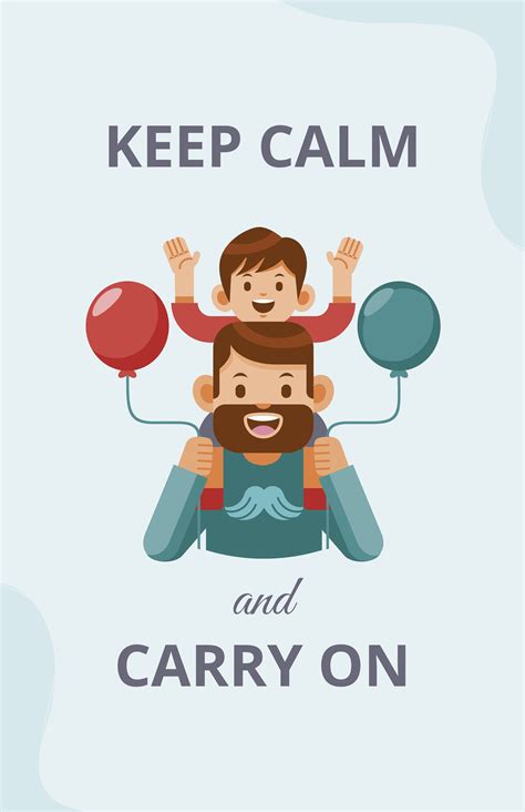 Free Keep Calm Poster Word Template Download