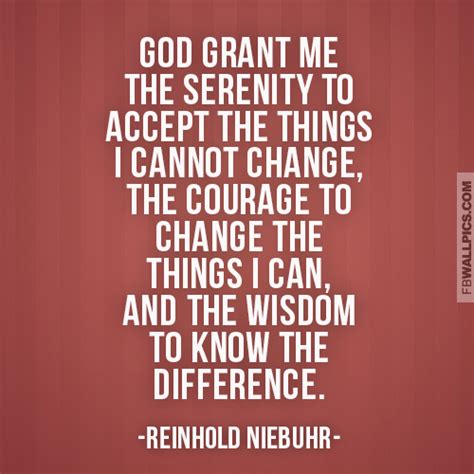 God Grant Me The Serenity Quote Facebook Picture