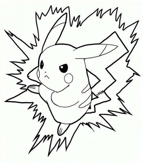 Pikachu Coloring Pages To Download And Print For Free