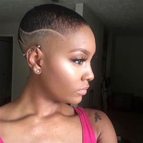 17 best images about bald fade women on pinterest. BALD IS GOLD:10 Badass Black Women Slaying In Shaved Hairstyles • Total Woman Magazine