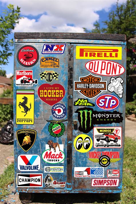 Toolbox Vtg Stickers Decal Cool Garages Custom Garages Toolbox Ideas