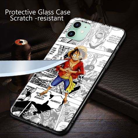 Luffy One Piece Zoro Tempered Glass Cover For Iphone 11 Pro Xr X Xs Max