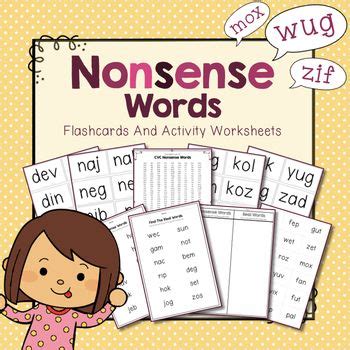 Funny words wholesale tablecloths blah blah words in hand written style nonsense expression discussion. Nonsense Words: Flashcards, Lists, and Activity Worksheets | Nonsense words, Nonsense word ...