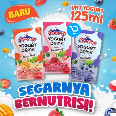 Jual CIMORY UHT Yogurt Drink 125 Ml Shopee Indonesia