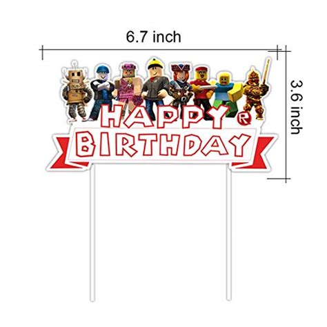 Roblox Birthday Banner Printable