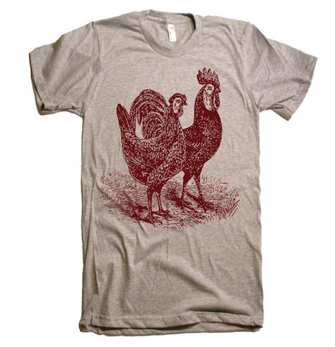 Rooster Chicken Farm Country T Shirt Tee Chickens Chick T Etsy