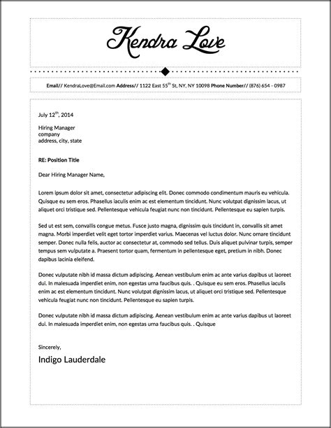 Resume And Cover Letter Template 13 Free Cover Letter