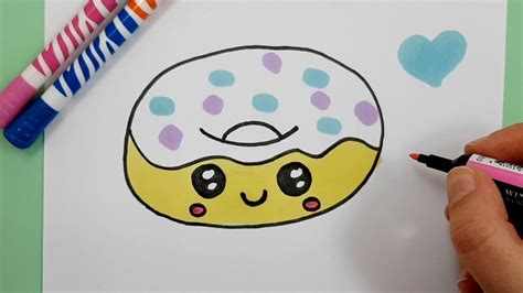 Kawaii art print full of yummy and kawaii donuts! KAWAII DONUT SELBER MALEN