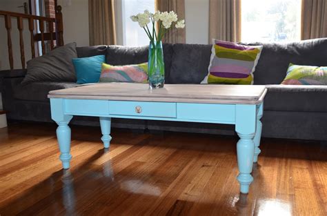 Some people are using this table because it looks so much artistic than so it is good to put it in the living room. Retro Vintage Love: Pale Blue and Whitewashed Distressed ...