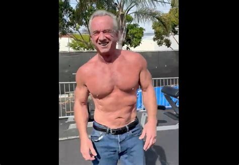 Twitter Fawns Over Videos Of RFK Jr Working Out Shirtless