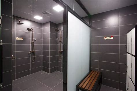 open shower appreciation — the men s locker room and showers in d house gym