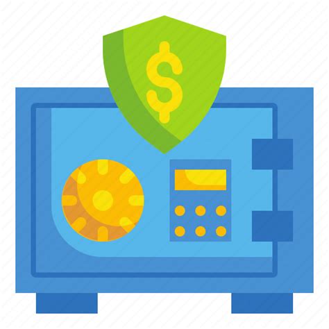 Business, finance, fintech, money, safebox, save, security icon