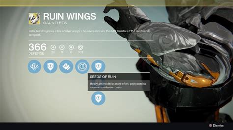 Best Exotic Titan Gauntlets Ruin Wings Youtube