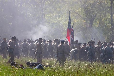 confederate army engaged in battle perryville ky photograph by thia stover fine art america