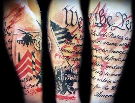 You can always discover inspirational designs that blow your mind. 60 We The People Tattoo Designs For Men - Constitution Ink ...