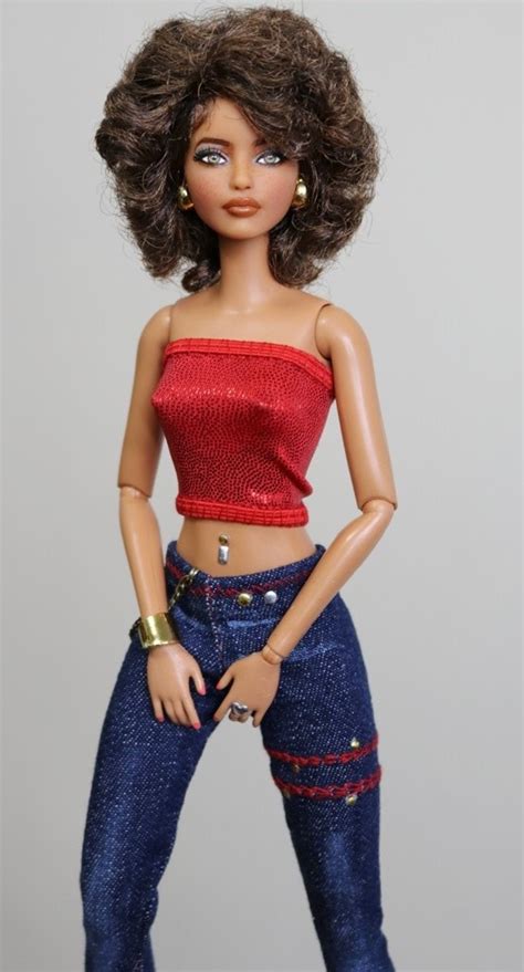 Haven Ooak Biracial Pool Chic Barbie Customized Wigged Repaint By