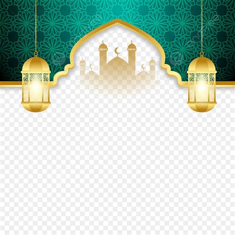 Dekorasi Ramadhan Dengan Ornamen Tekstur Islam Arab Vektor Ramadan