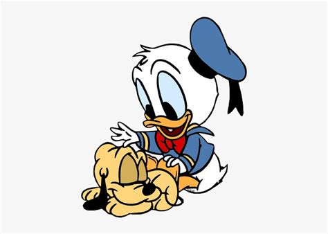 Disney Babies Clip Art 2 Baby Donald Duck And Pluto 426x511 Png