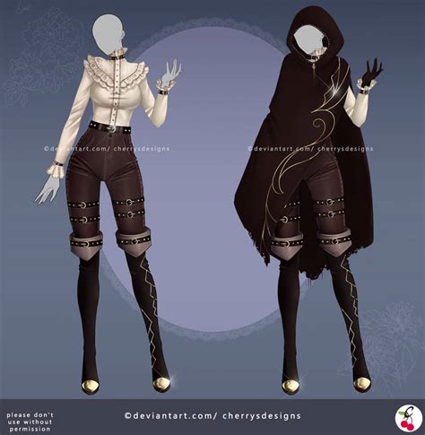 Closed 24h Auction Outfit Adopt 1354 By Cherrysdesigns On Deviantart