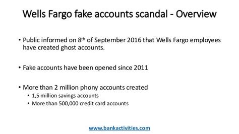 Wells Fargo Fake Accounts Scandal Who Should We Blame