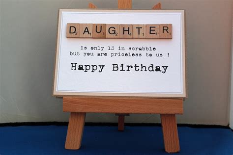 Daughter Birthday Card Happy Birthday Card Daughter Handmade Etsy Uk