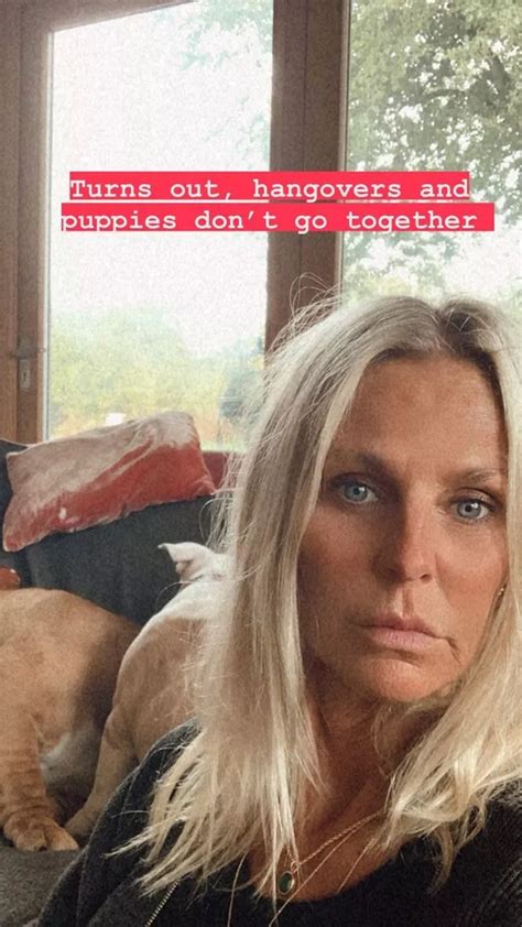 Ulrika Jonsson Sports Plunging Top As She Lays Herself Bare In