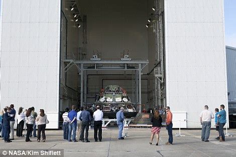 Orion In The Nude Nasa Takes Covers Off Historic Spacecraft As Is