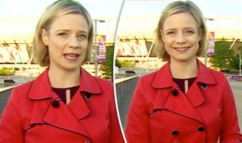 Bbc Weather Sarah Keith Lucas Is Lady In Red As She Replaces Carol
