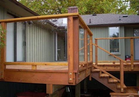 Glass Deck Railing Add A Little Sparkle Glass Railing Deck Outdoor