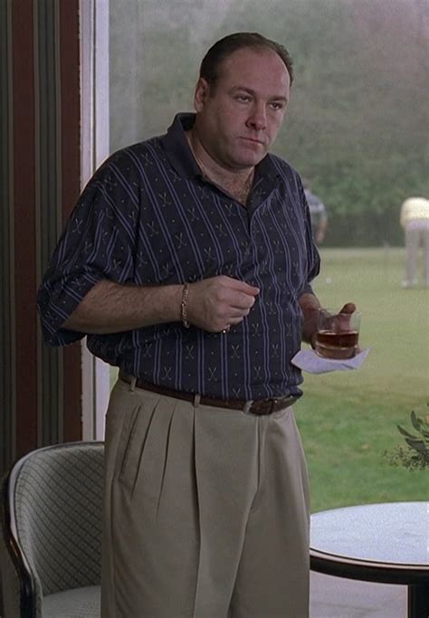 Tony Soprano's Golf Club-Printed Shirt in "House Arrest" » BAMF Style