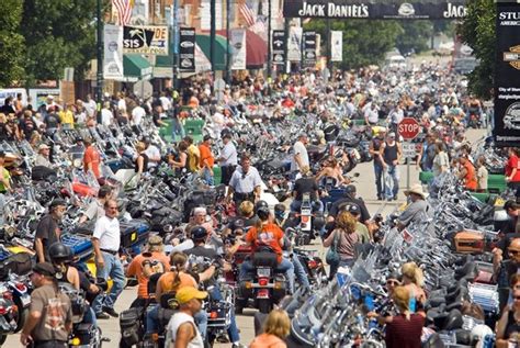In August The Small Town Of Sturgis South Dakota Explodes With Hundreds Of Thousands Of Bikers