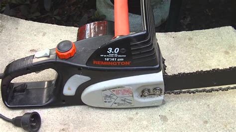 Remington Electric Chainsaw Review Youtube