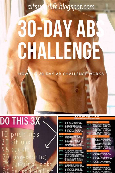30 Day Abs Challenge Its Your Life