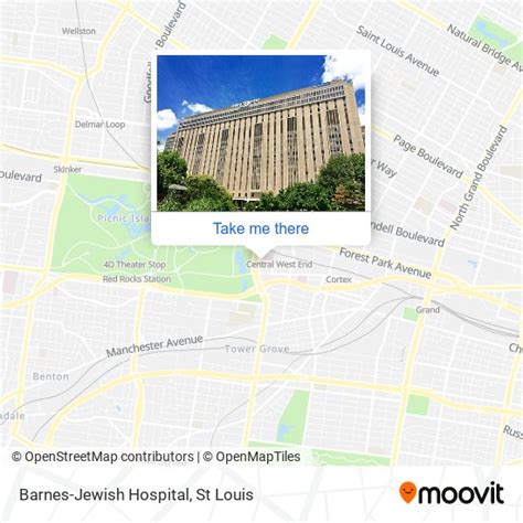 How To Get To Barnes Jewish Hospital In St Louis By Bus Or Metro