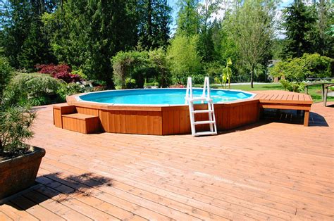 Above Ground Swimming Pools Designs Shapes And Sizes