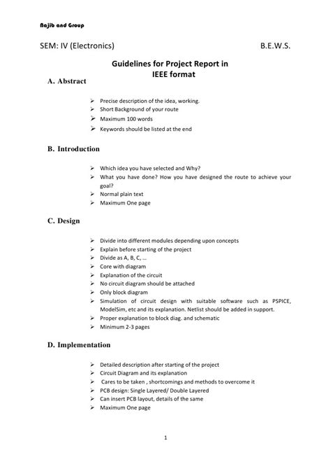 The institute of electrical and electronics engineers (ieee) therefore, came up with style for formatting research papers and citing documents. IEEE Paper Format Guidelines | Design | Computer ...