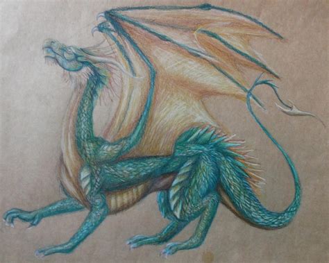 Green Dragon Pencil Sketch By Dianadragon On Deviantart
