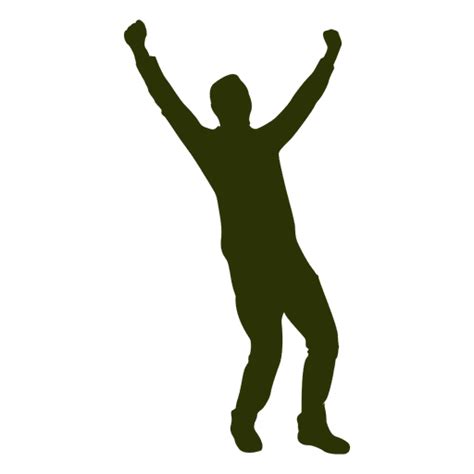 Happy Man Raising Hands 1 Transparent Png And Svg Vector File