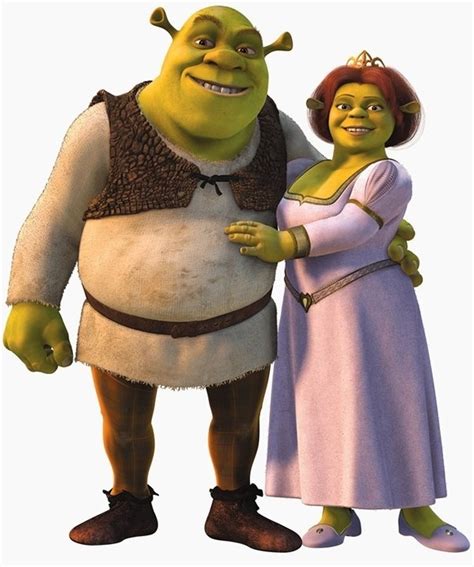 Shrek Characters Fiona Y Shrek Personajes De Shrek Shrek Personajes
