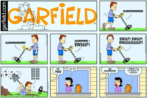 The Updated History Of Accordion Jokes In “garfield” The Adventures