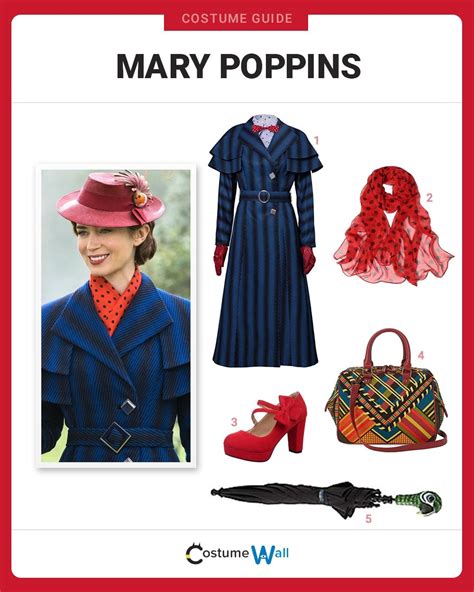 Dress Like Mary Poppins From Mary Poppins Returns Costume Halloween